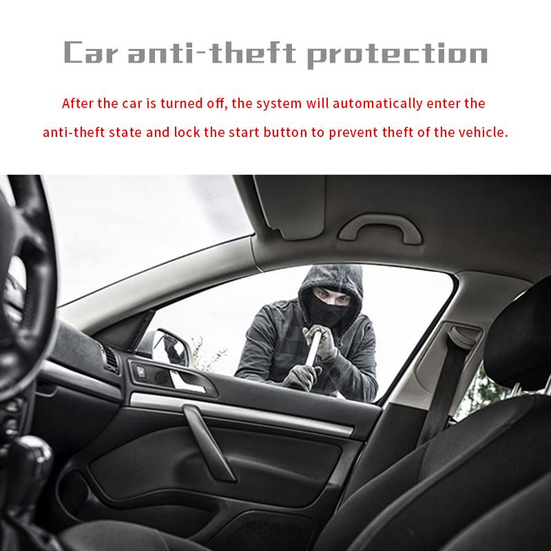 Universal 12V Auto Start Engine Ignition Start Stop Button System Starline Car Alarm Remote Starter SUV PEK Keyless Entry System