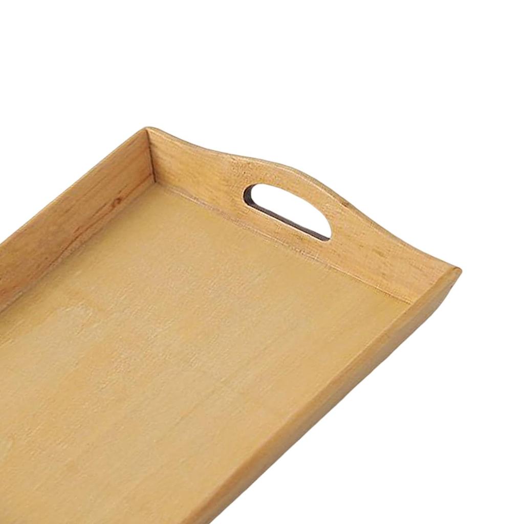 Classic Wooden Serving Tray for Dining and Entertaining