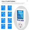 Power Meter AC 110/230V Electricity Consumption Monitor Wattage Kwh Energy Meter EU US UK Plug Outlet Power Analyzer LCD Display