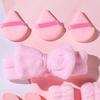 14pcs Combination Triangle Powder Puff Beauty Egg Set With Fan-Shaped Fixed Makeup Puff Honey Powder Puff Makeup