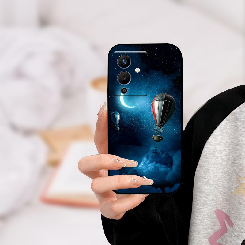 Für infinix NOTE 12 PRO 5G Hülle X671B TPU Wolf Katze Silikon Stoßfänger Abdeckung für Infinix Note 12 Pro 5G Handyhülle Note12 Pro 5G
