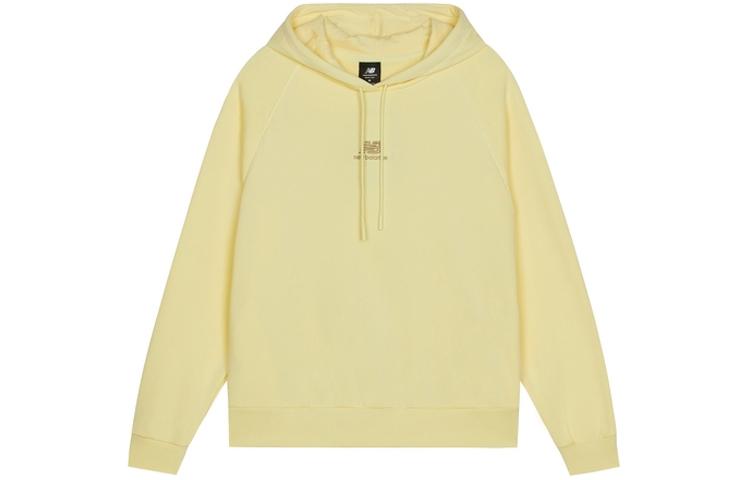 New Balance Sweatshirts Women s Yellow Hooded Moderate Regular AWT13347-ATY M