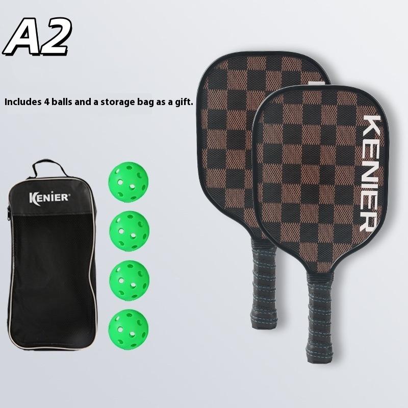 Professional Pickleball Set 2-Player Wood Paddle Racquets 4 Ball Pickleball Rackets Ball Sets Portable Bag