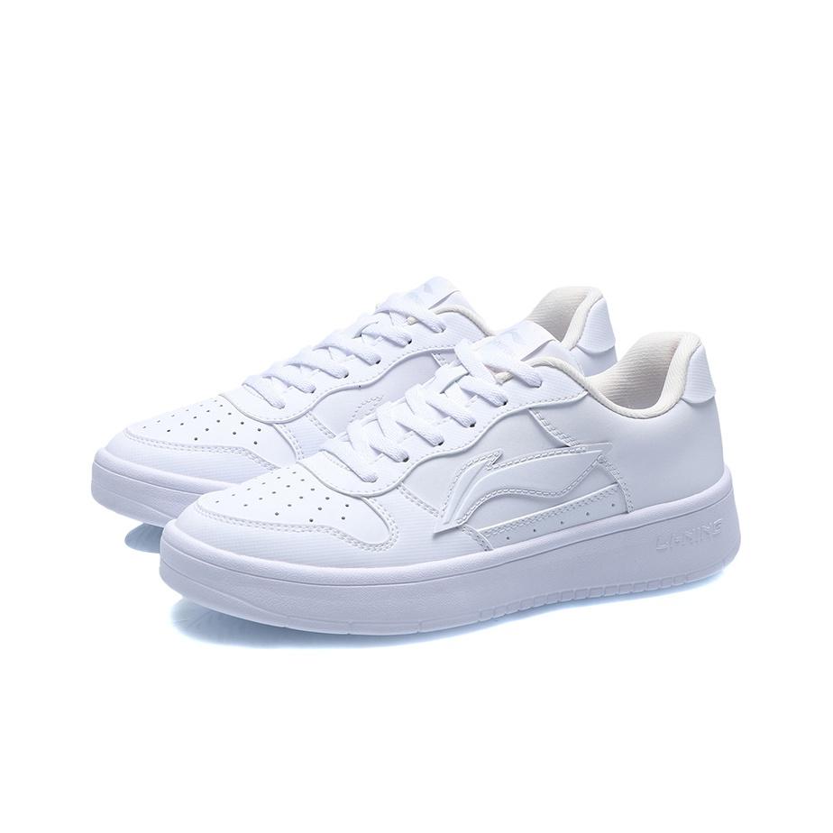 Li Ning Floating Boat Casual Versatile Thick Sole Sneakers Non-Slip Wear-Resistant Breathable Height Increasing Low-Top Skate Shoes AGCS420-6