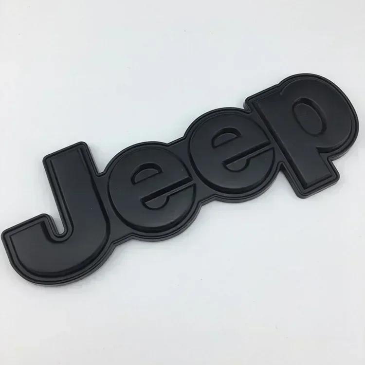 Cup Holders Car Front Hood Emblem for JEEP Grand Cherokee Wrangler Renegade Patriot Liberty Compass Rear Trunk Side Badge Sticke