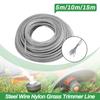 Nylon and Steel Wire Grass Trimmer Line 5m/10m/15m*2.4mm/2.7mm/3mm Trimmer Rope  Garden Maintenance