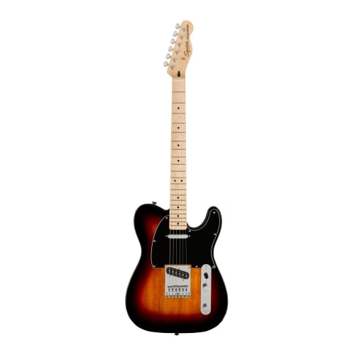 Squier by Fender Affinity Series? Telecaster? Electric Guitar, Maple Fingerboard, Black Pickguard, 3-Color Sunburst, with Soft Case