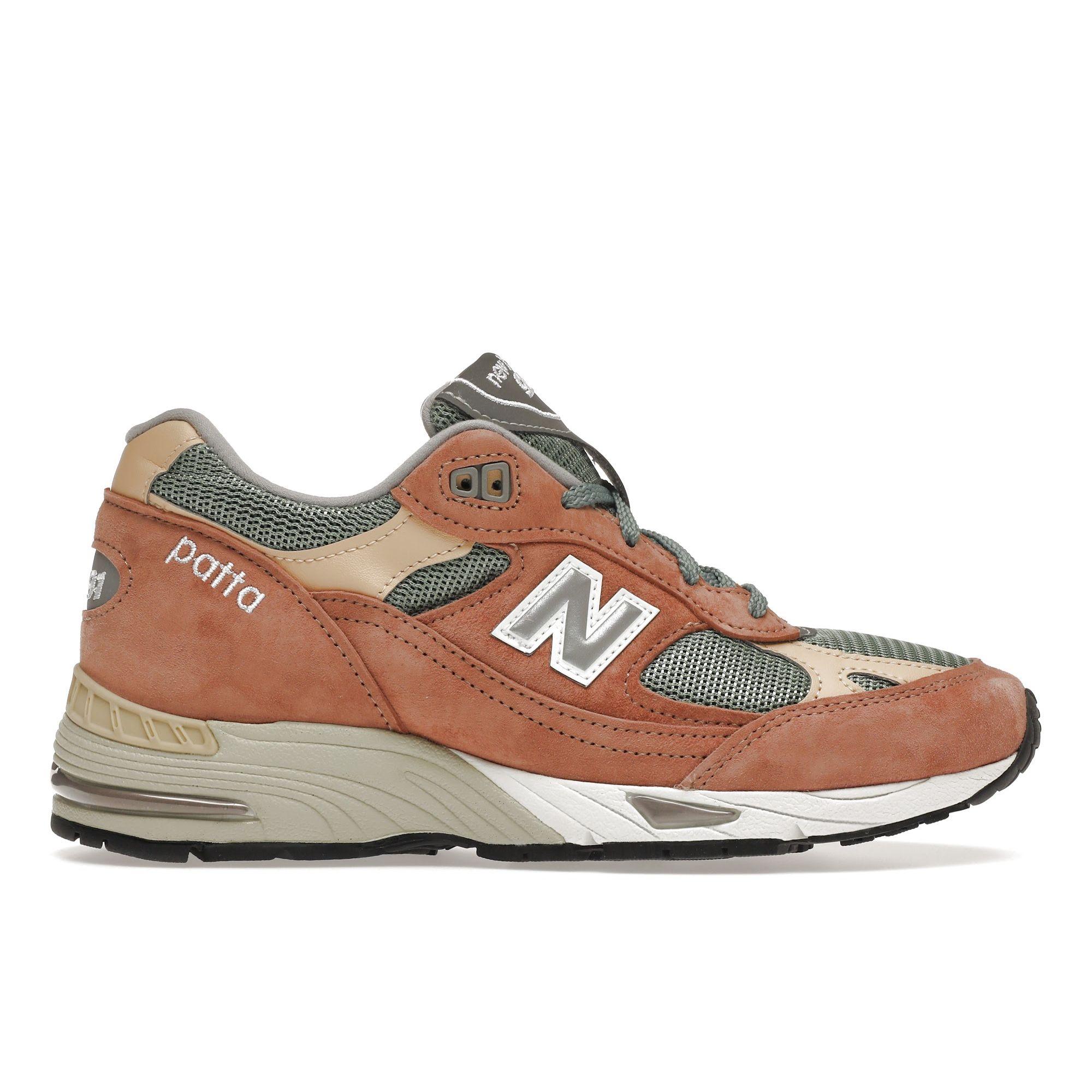 

New Balance Patta x 991 Сделано в Англии пыльно-розовые женские кроссовки Light-Petrol W991PAT