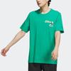 Adidas Cartoon Panda Alphabet Print Crew Neck Short Sleeve T-Shirt Men Tops Lawn-Green IP3963