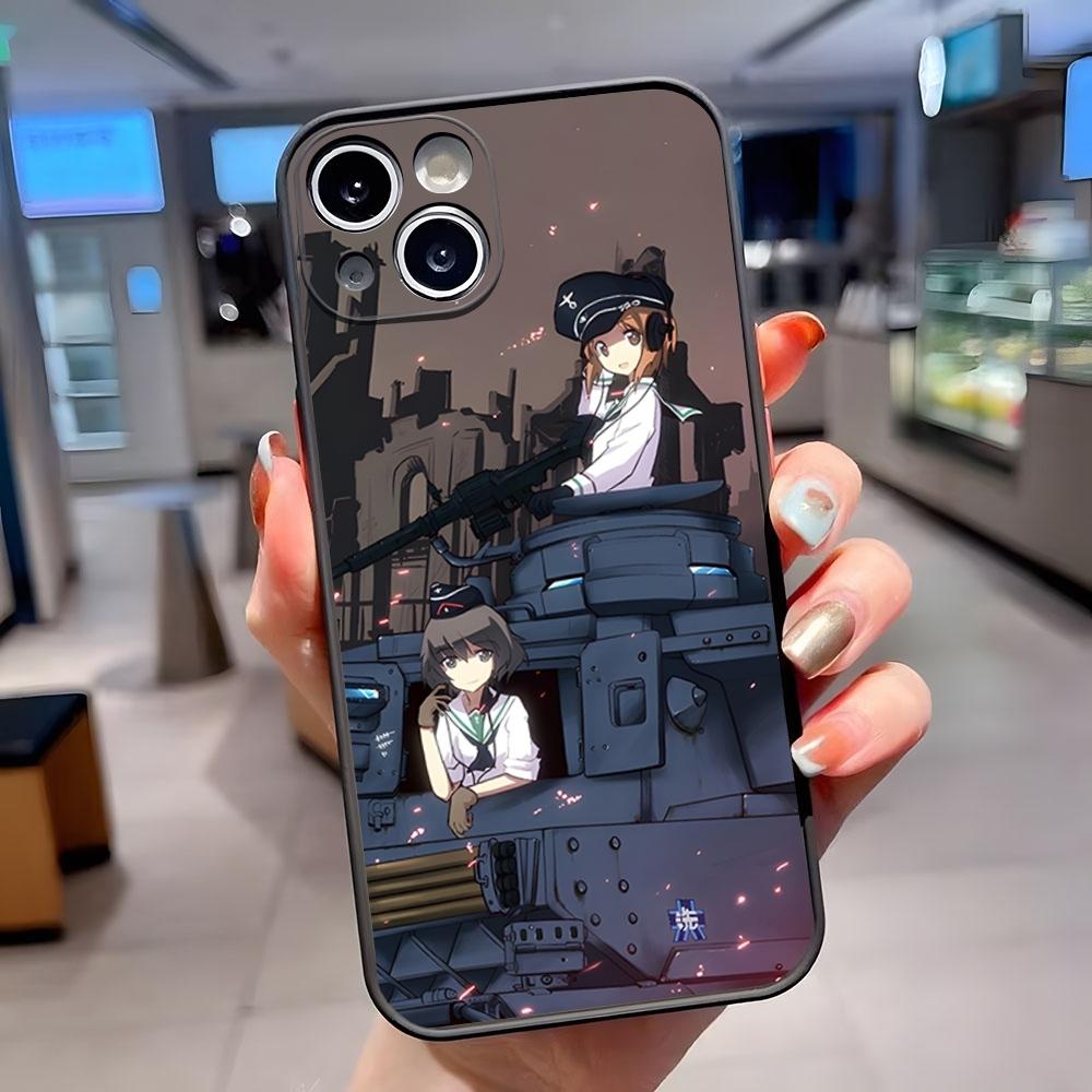 Girls Und Panzer Phone Case Matte Translucent For IPhone 15 Pro 16 Pro Max 13 11 12 14 Xs X Xr 7 8 Plus Se Back Cover