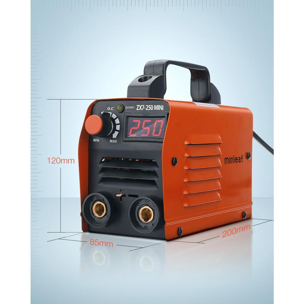 ZX7-250 250A Mini Electric Welding Machine Portable Digital Display MMA ARC DC Inverter Plastic-welder Weld Equipment Durable