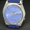 SEIKO AUTOMATIC 7009A JAPAN MENS VINTAGE BLUE COLOR DIAL WATCH a701473-5