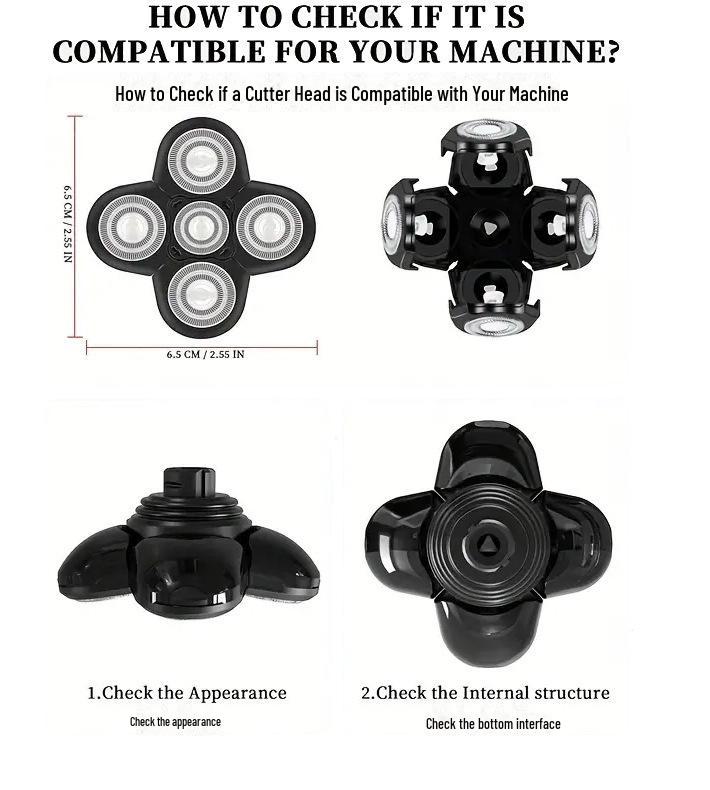 Náhradní hlavice Bald Artifact - příslušenství k 5břitému holicímu strojku