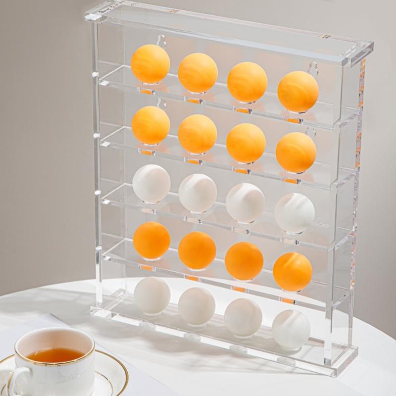 Golfs Display Case, Wall Mounted Acrylic Golfs Display Rack Clear Golfs Display Cabinet Golfs Display Stand for Golfs