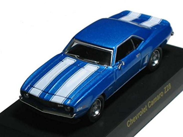 

Kyosho США Коллекция миниатюрных спортивных автомобилей 1 Chevrolet Camaro Z28 Синий металлик 1/64