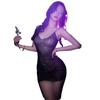 Sexy lingerie hot sequins flash slim dress sexy nightclub mesh perspective suspender skirt female secretary