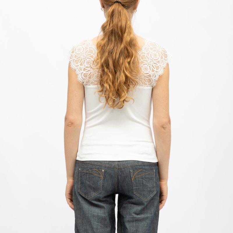 Débardeur brivia épaule en dentelle col V Femme DEELUXE 74