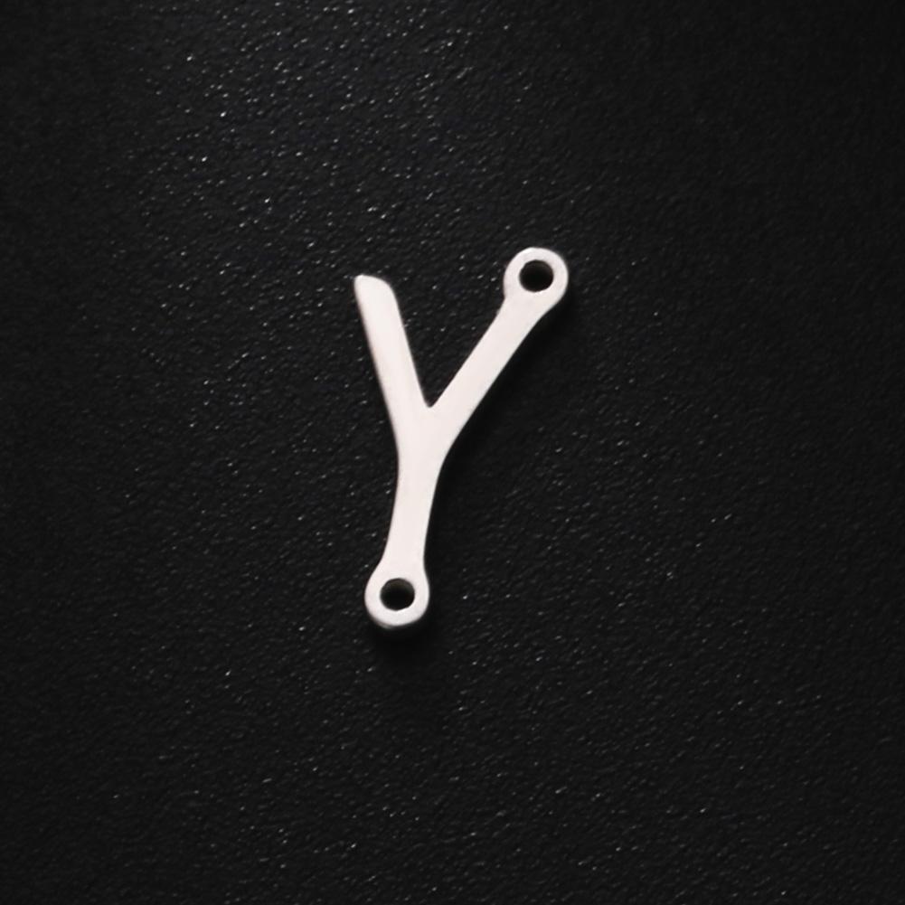 Cazador 5 Pcs/Lot Stainless Steel Gold Color Capital Letter DIY Charms for Jewelry 26 A-Z Alphabet Pendant for Necklace Bracelet