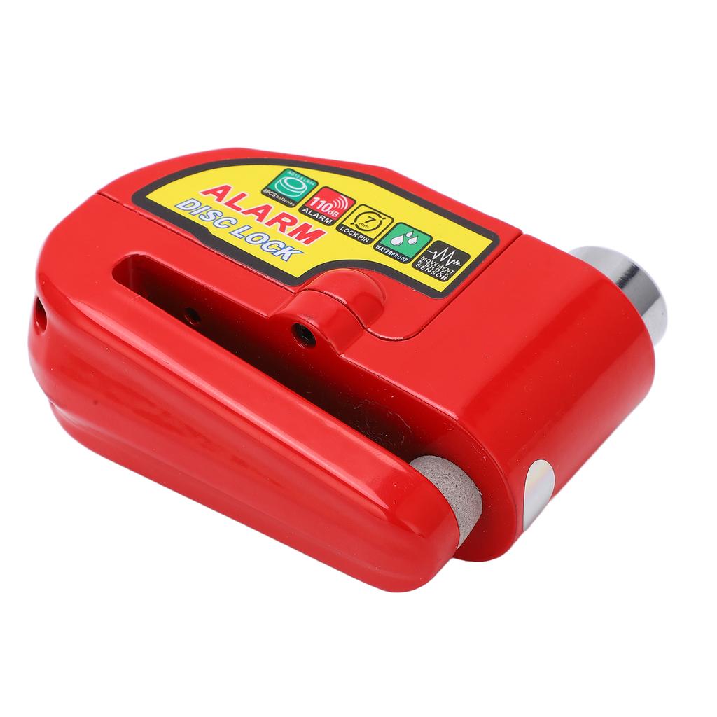 Bike Disc Brake Lock Anti Theft Electric Motorcycle Alarm Disc Lock with 110dB Alarm Sound for