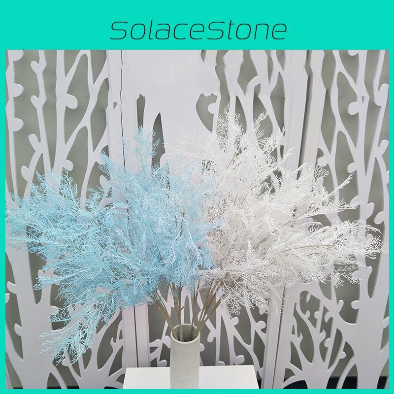 Mist Pine Plastic Floral Decor Faux Botanical Artificial Flowers For Wedding Home Centerpiece 80