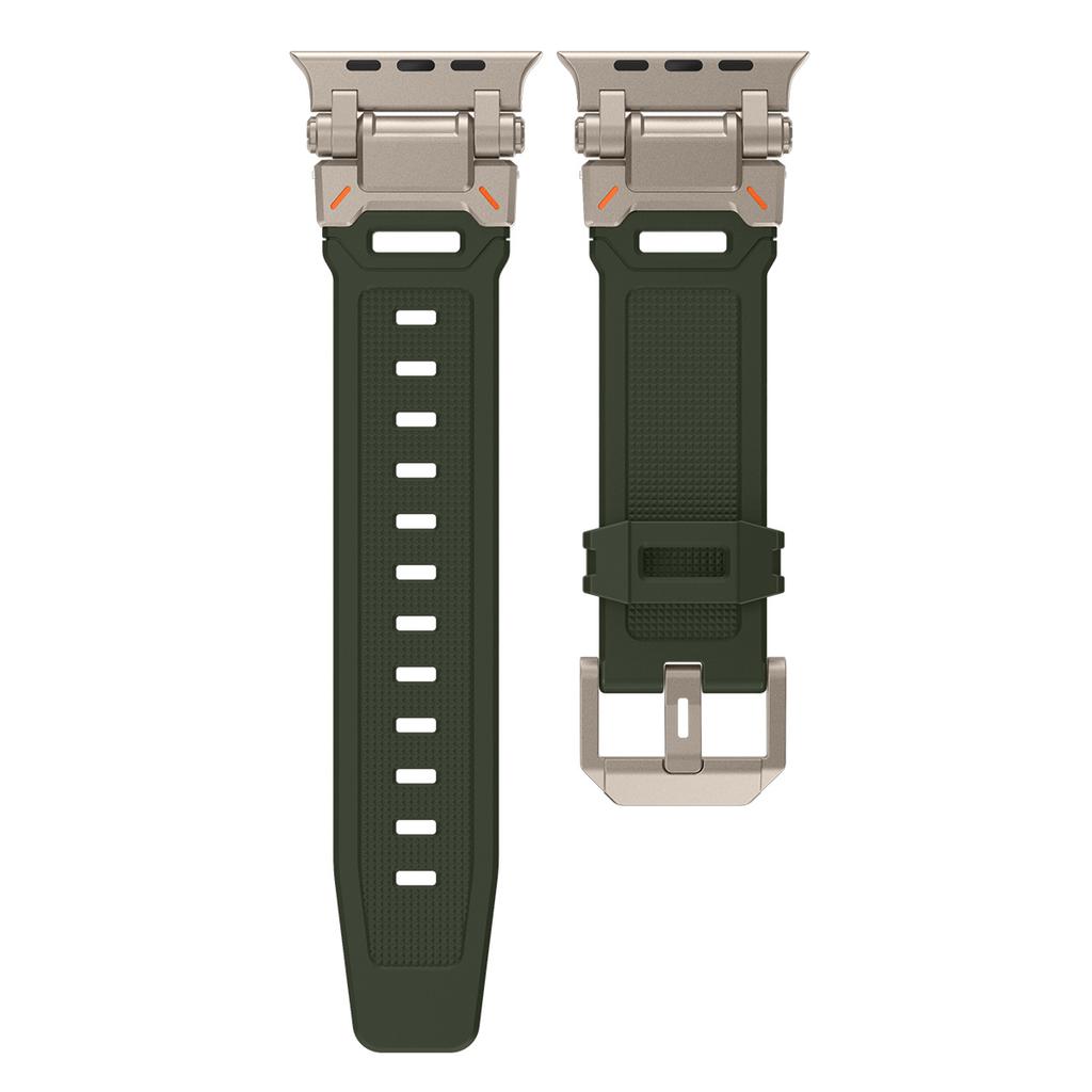 Silikonarmband+TPU-Hülle für Apple Watch Armband Ultra2 10 46mm 49mm 44mm 45mm Schutzhülle Armband für IWatch Serie 9 8 7 6 SE