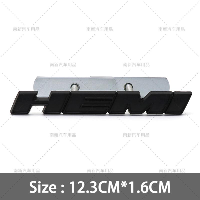 Metal 3D Hemi Car Stickers Grill Emblem Badge Rear Trunk Decal For Charger SRT SXT Durango Caliber Journey Caravan Ram Viper