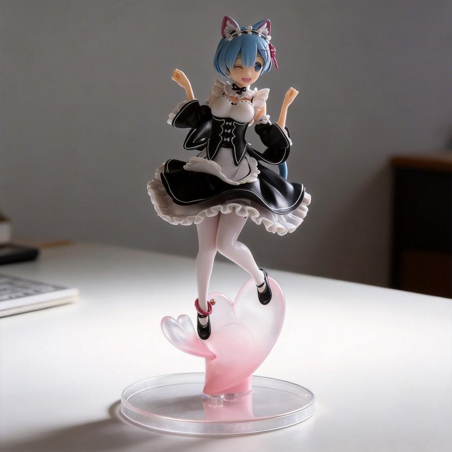 High Quality Anime Re:Zero Rem Figurine GK Statue Model 25cm Toy for Fans Gift Perfect for Anime Fans