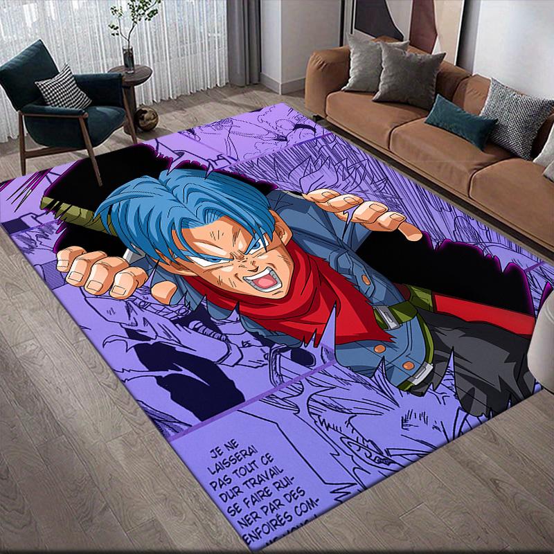 

Trunks Saiyan Anti-Slip Rug, Rectangular Carpet for Living Room, Bedroom & Sofa Area, Perfect Home Decor 60x90cm