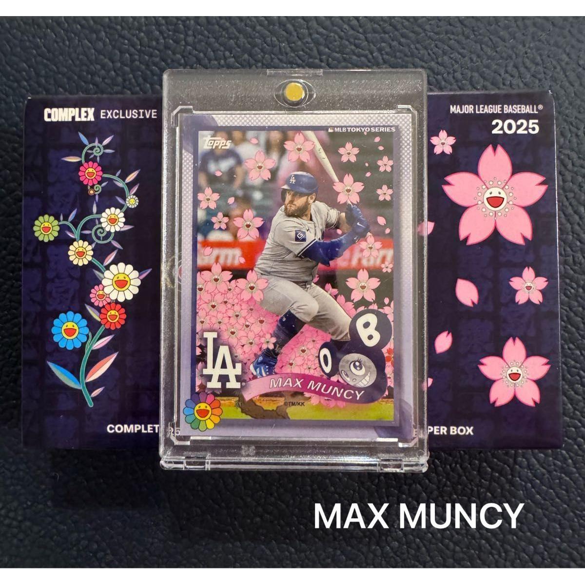 Used Max Muncy Takashi Murakami Collaboration 2025 Tokyo Series TOPPs MLB Dodgers MAX MUNCY