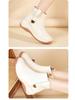 2025 Spring Soft-Soled Wedge Heel Mom Shoes: Thick-Soled, Flat Casual Boots for Height Increase