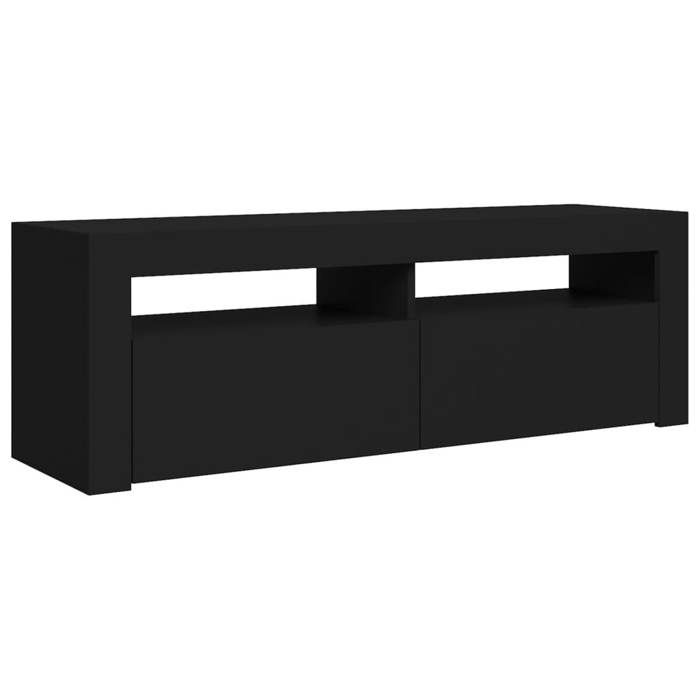 VidaXL TV Stand with LED Lights, Television Cabinet, Living Room TV Unit, Low Cabinet for Interior Living Room, 804311