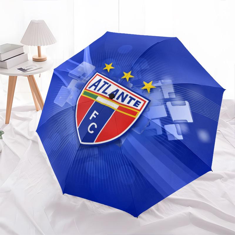Atlante FC  Pattern, Automatic Folding Umbrella, Portable and Foldable Design, 8 Ribs, a Christmas or Birthday Gift.