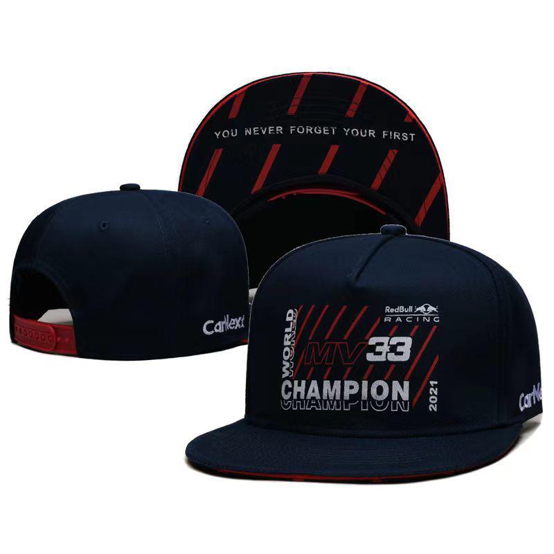 Red Bull Racing F1 Team Baseball Cap Max Verstappen #1 Embroidered Adjustable Hat