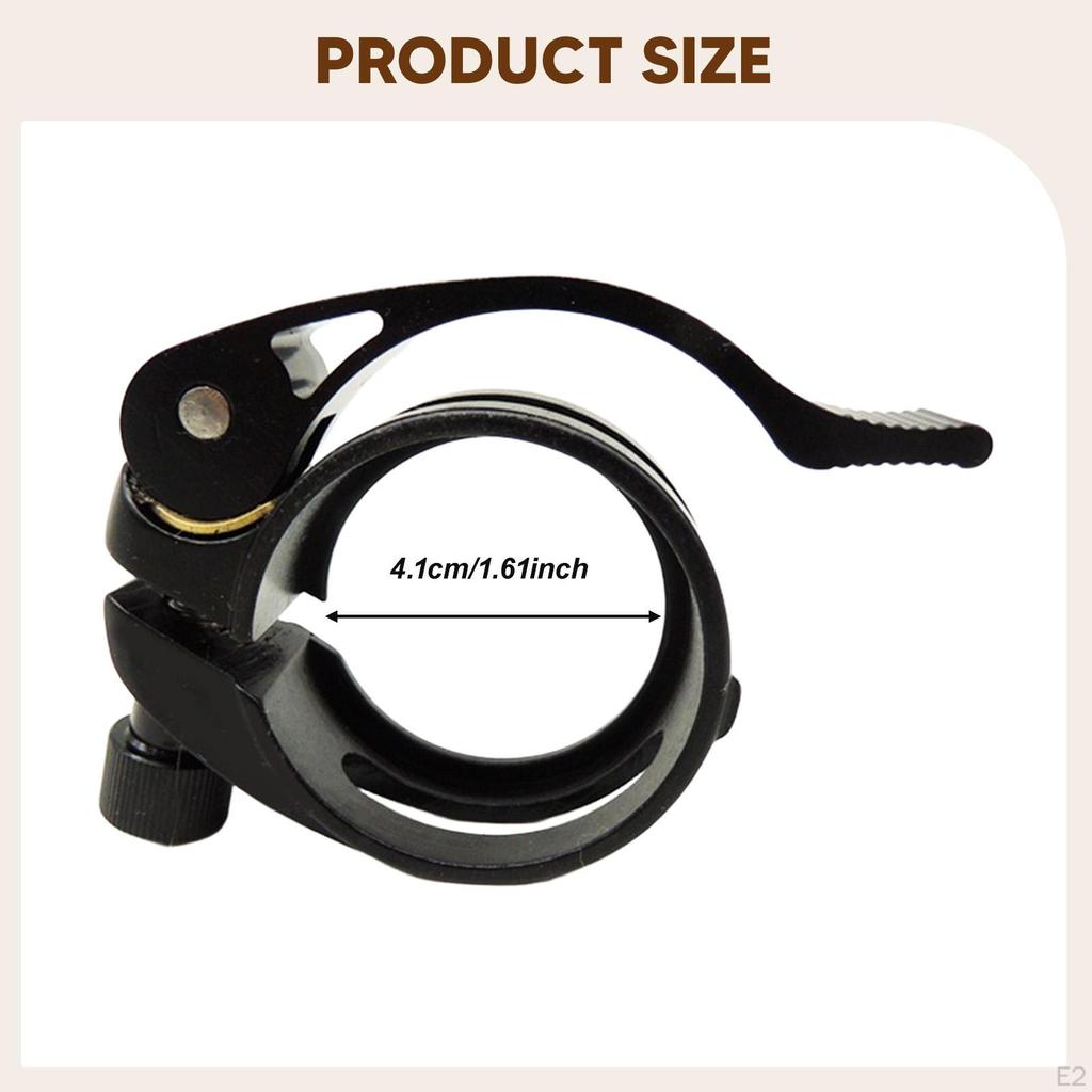 41mm Bike Seat Post Clamp Spare Part, Accessory, Lightweight, Easy to Install Tube Clip for