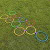 10 Stück 40cm Fußball Trainingsring Rund Geschwindigkeits-Agility-Trainingsringe Fußball Agility Training Fitnessstudio Outdoor-Sportarten Geschwindigkeitsausrüstung