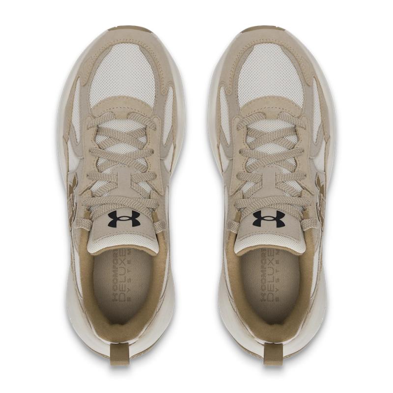 Under Armour Aspire Comfortable Versatile Non-Slip Wear-Resistant Low-Top Casual Shoes Unisex Sneaker Beige Brown 6003966-290