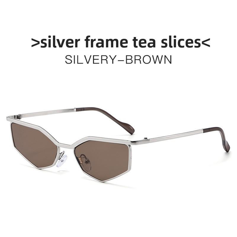 Cyberpunk Geometric Sunglasses With Pc Lenses Uv400 For Fashion Forward Adults