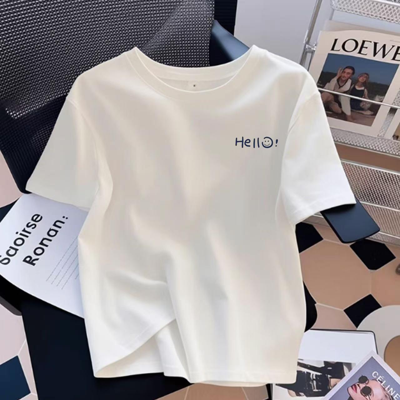 Cartoon Cat Women TShirt Cotton Crew Neck Pink Drink and Heart Design SpringSummer Casual ShortSleeve Shirt Cartoon Print Top S