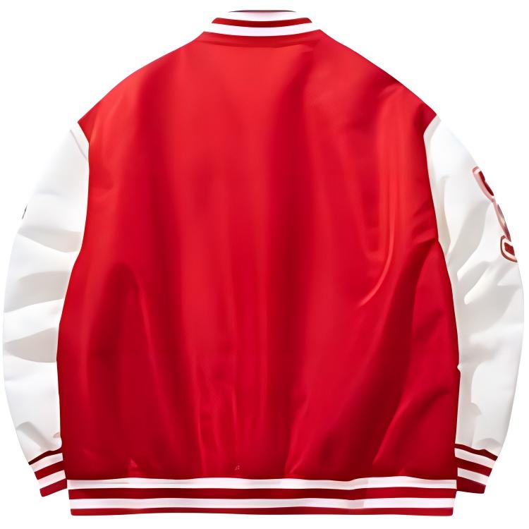 Anta Comfortable Casual Simple Loose Letter Cotton Jacket Unisex Jacket Deep-Red 972518801-3