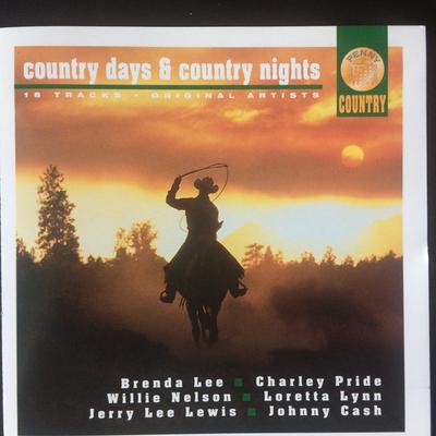 CD VARIOUS - Country Days & Country Nights PYCD173 Penny 1996 UK Country Used