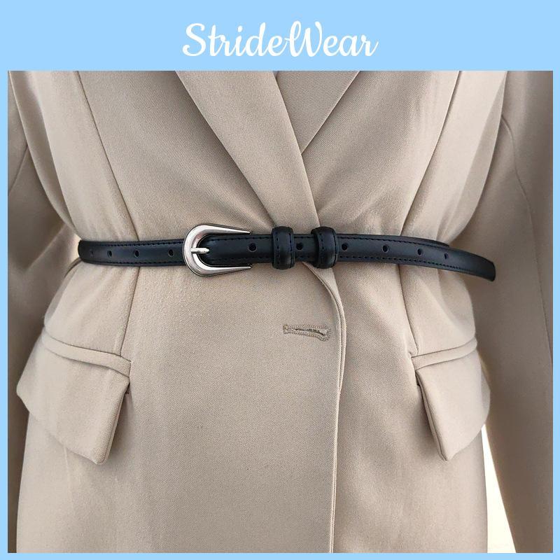 Style Minimalist Womens Waist Belt Metal Buckle Dress Suit Belt Shapewear