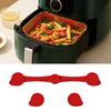 2 Set Reusable Air Fryer Magnetic Silicone Clip Heat-resistant Air Fryer Parchment Paper Lock  Home