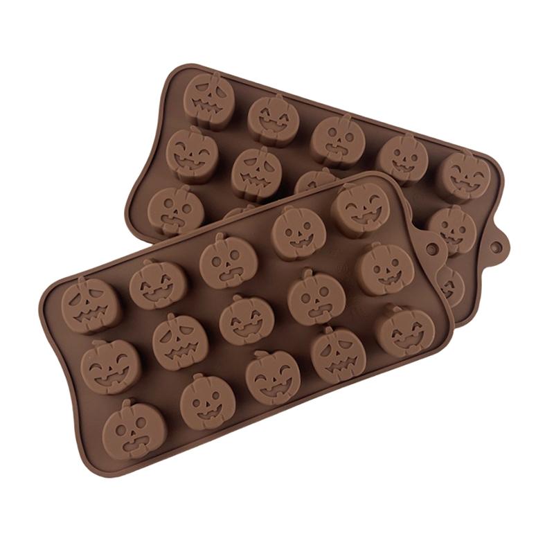 

Silicone Halloween Pumpkin Ghost Chocolate Mold Ghost Pumpkin Chocolate Candy Mold Ice Mold