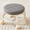 Children's Low Stool with Universal Wheels - Versatile, Movable Chair for Living Room