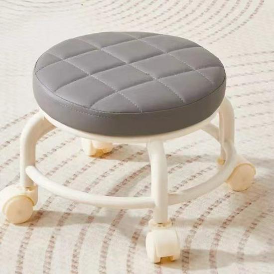 Children's Low Stool with Universal Wheels - Versatile, Movable Chair for Living Room