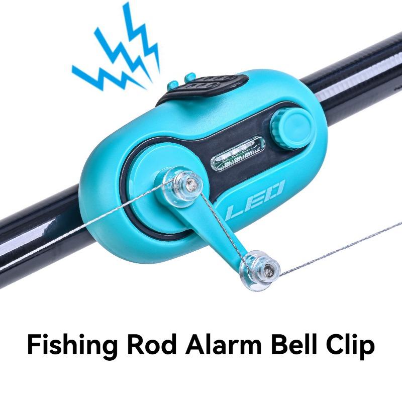 Fishing Bite Alarm Electronic Sound Light Alert Night Fishing Rod Clip Tool for Anglers Outdoor Gear Fishing Accessories