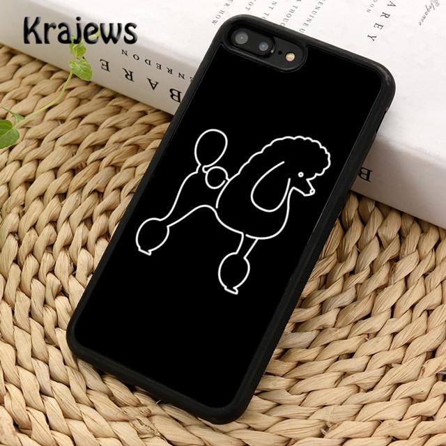 Krajews Poodles Cartoon Girly Cute Style Phone Case For iPhone 14 5s 6s 7 8 Plus X XR XS 11 12 13 Pro Max Samsung S21 S22 Ultra