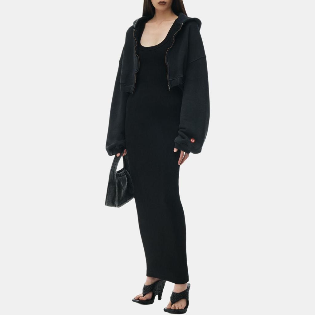 Alexander Wang Zip-up Cropped Hoodie Women's 4CC2241495021A