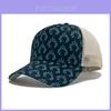 Florale Baumwoll-Polyester-Baseballkappe mit breiter Krempe zum Sonnenschutz und für Freizeitkleidung