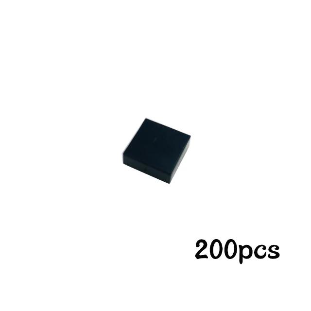 200Pcs 1x1 Flat Tile Smooth Building Blocks Bulk Add-Ons MY OWN CREATION Blocks 3070 Particles Construction Fitting Brand Kid Playthings